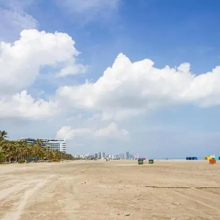 Apartamento Cerca al Hotel Americas Ctgna Spiaggia Morros Piscina playa Cartagena
